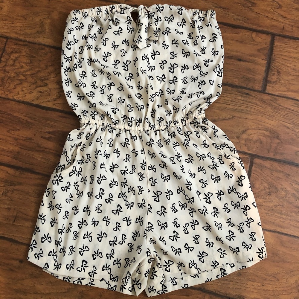 Romper shorts with pockets